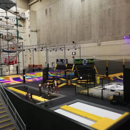 The Factory adventure sports complex with rope climbing, trampolines and more