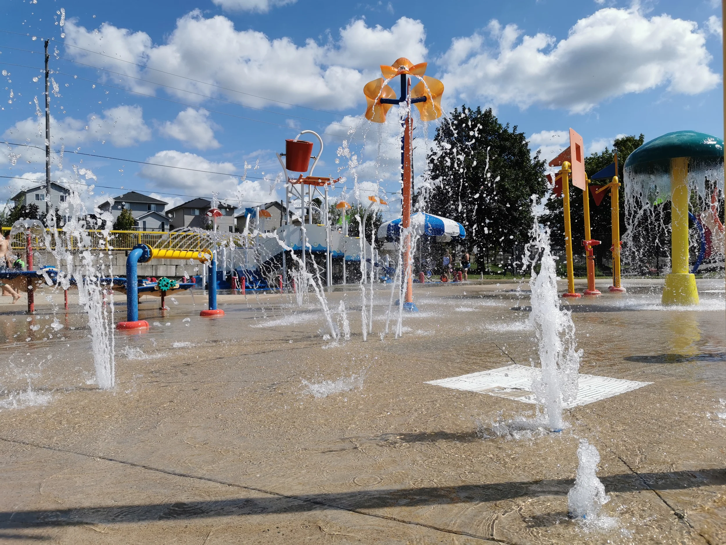 East Park splash pad kids water park